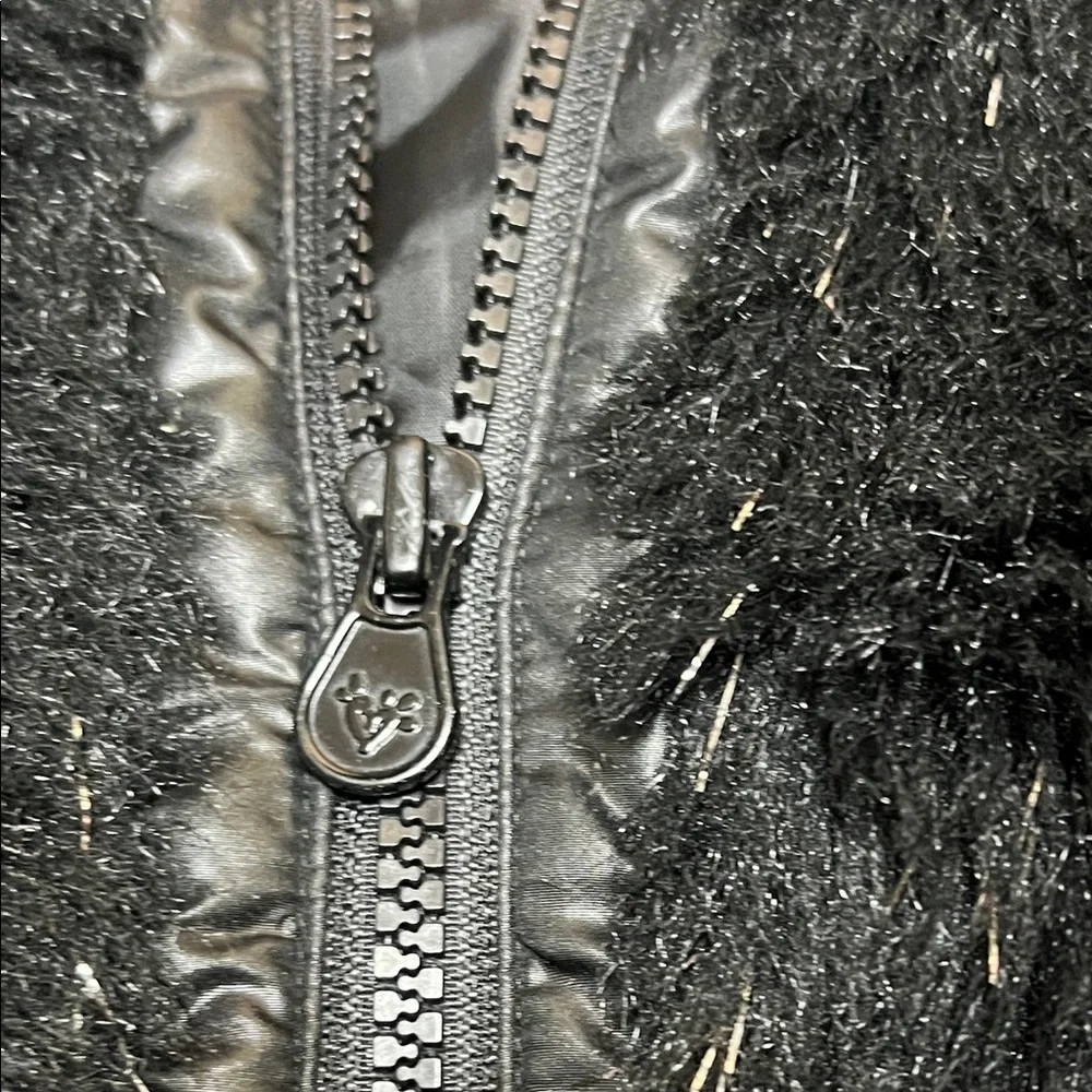 Girl’s Justice Faux Fur Puffer Vest 16 Like New